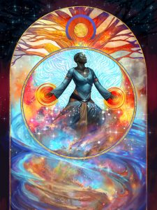 cosmic traveler julie dillon  225x300 - Sagittarius Full Moon : Spaciousness