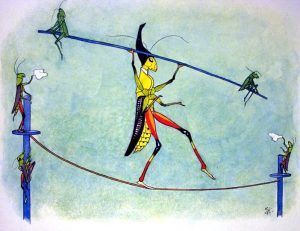 grasshopper Illustrator Ernst Kreidolf&rdquo; by Will is licensed under CC BY 2.0 300x231 - Libra Full Moon: Give Peace a Chance
