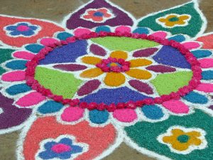 India Kolam 15 by McKay Savage is licensed under CC BY 2.0 300x225 - Virgo Full Moon: devotion
